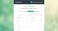 Desktop Screenshot of freeka.com